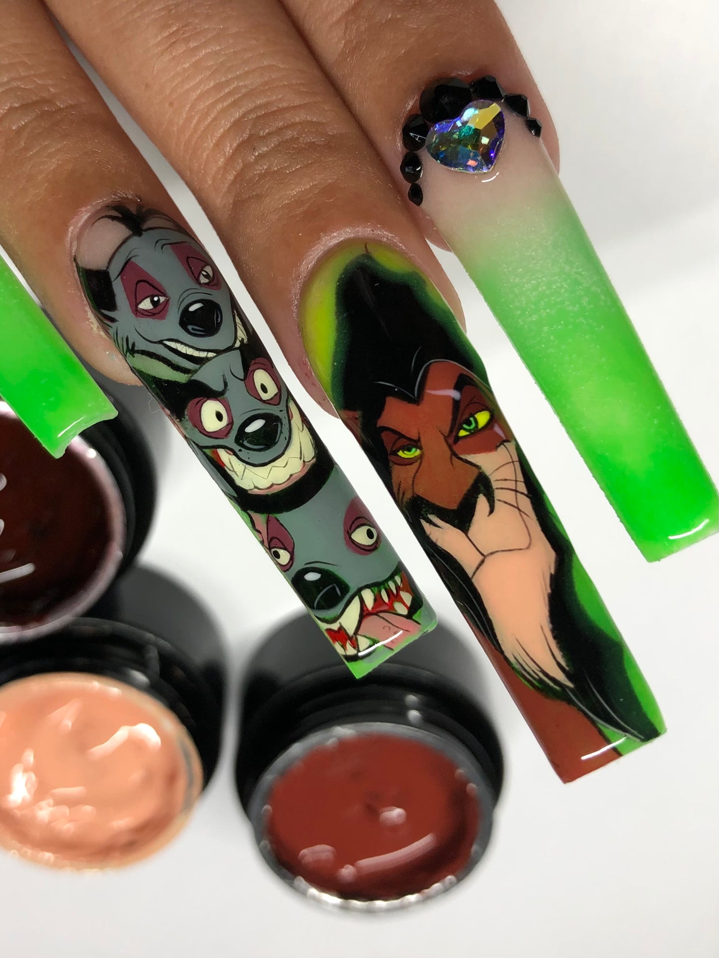 NAIL TIPS- LONG TAPERED SQUARE (HALF COVER)