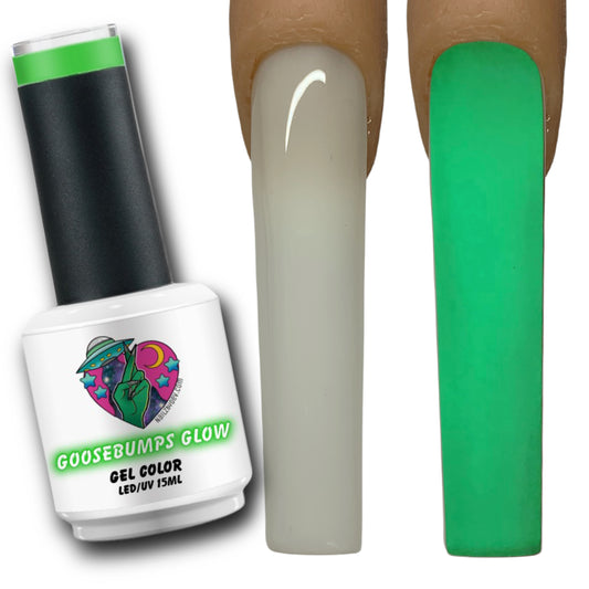 GLOW GEL POLISH- 182 GOOSEBUMPS GLOW