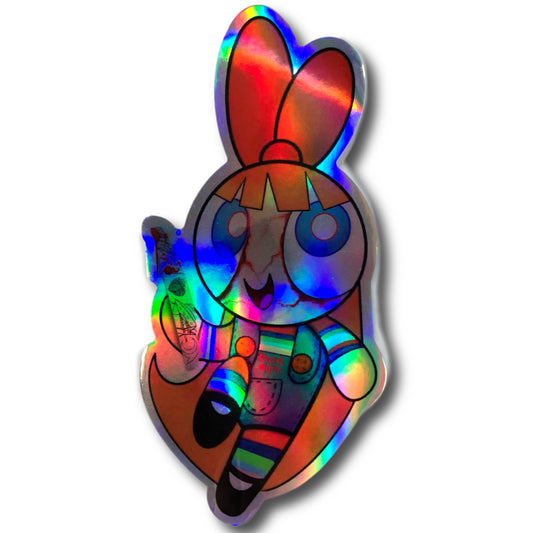 “POWERPUFF GHOUL” STICKER