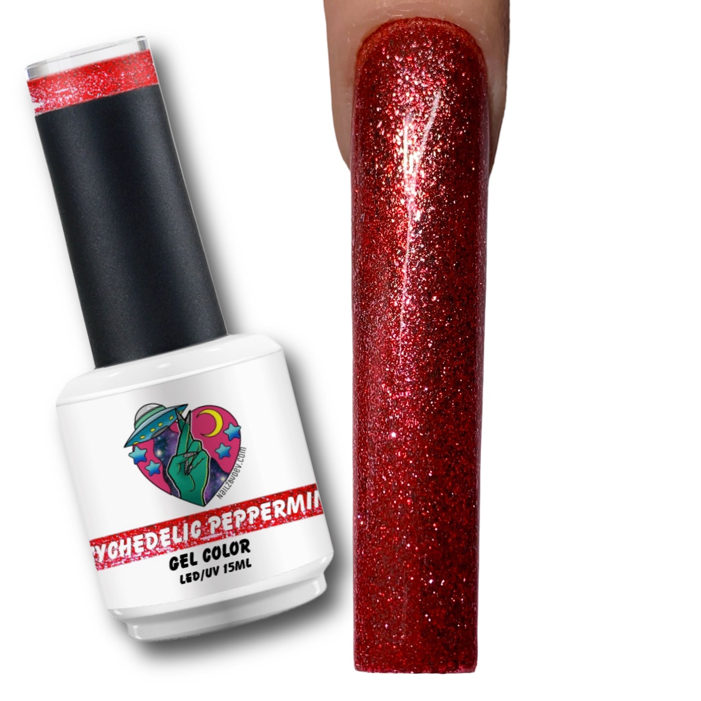 GEL POLISH- 189 PSYCHEDELIC PEPPERMINT