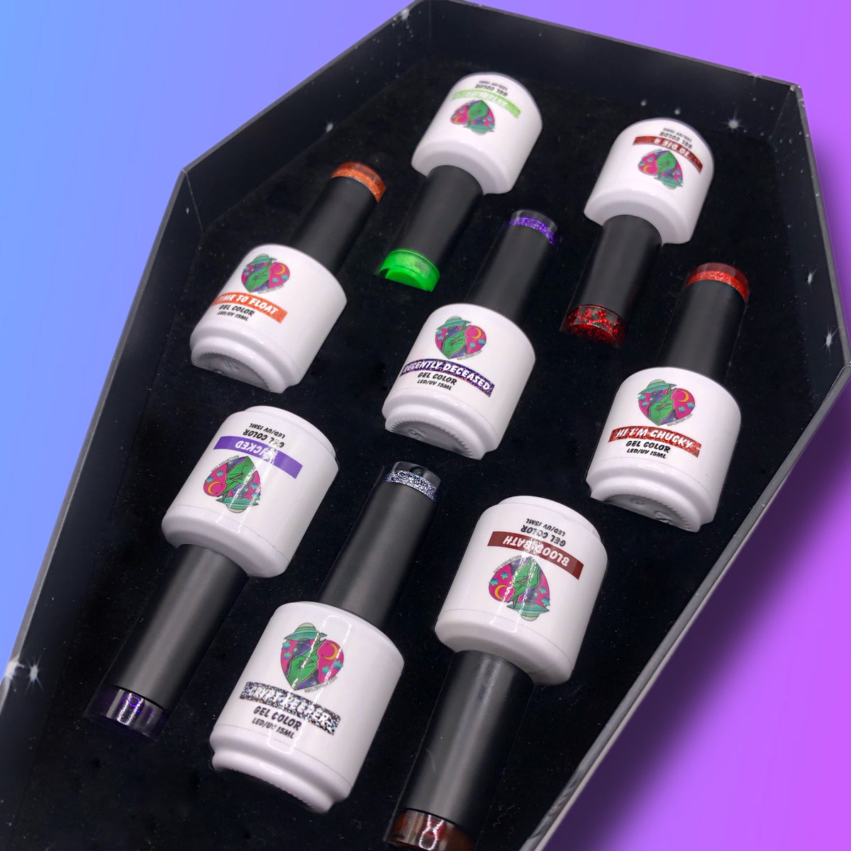 "NAILS from the CRYPT" GEL COLLECTION NAILZ BY DEV