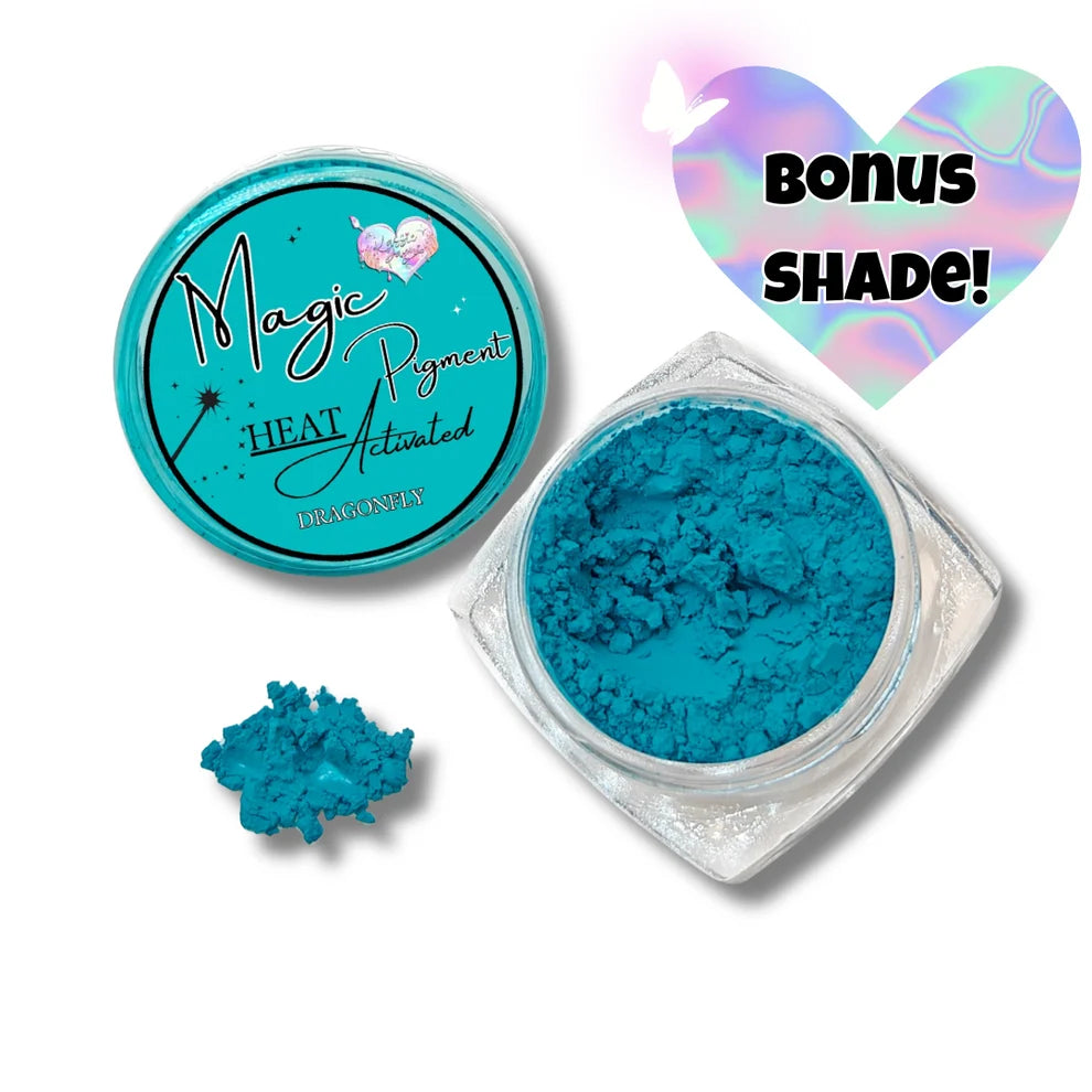 *BONUS* 'MAGIC' COLOR CHANGING PIGMENT (HEAT) - DRAGONFLY