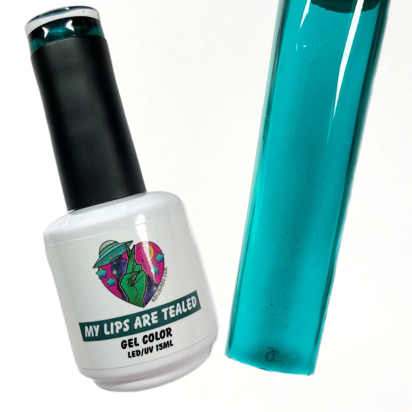 GEL POLISH- 74 MY LIPS ARE TEALED