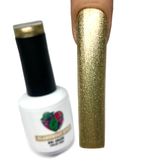 GEL POLISH- 52 GLAMOROUS GOLD