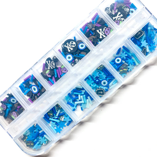 SPOOKY GLITTER MIX 1 - BLUE & PURPLE