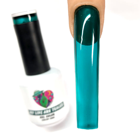 GEL POLISH- 74 MY LIPS ARE TEALED