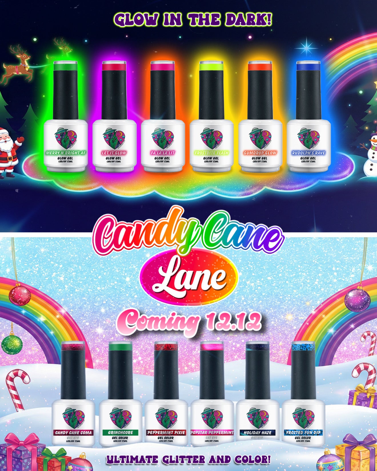 CANDY CANE LANE ADVENT GEL COLLECTION – NAILZ BY DEV