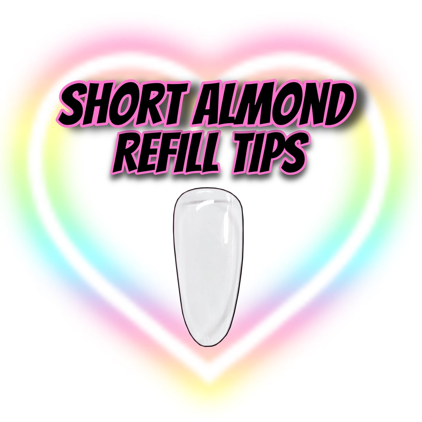 QUICKIE REFILL TIPS- SHORT ALMOND