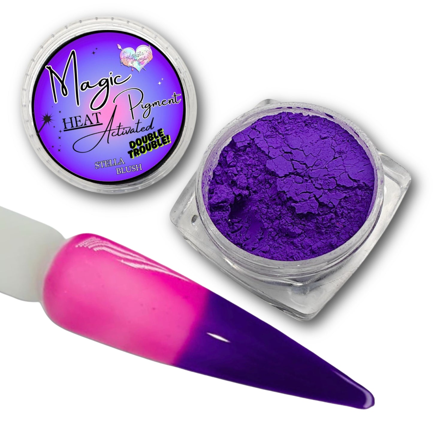 DOUBLE TROUBLE COLOR CHANGING PIGMENT- STELLA BLUSH