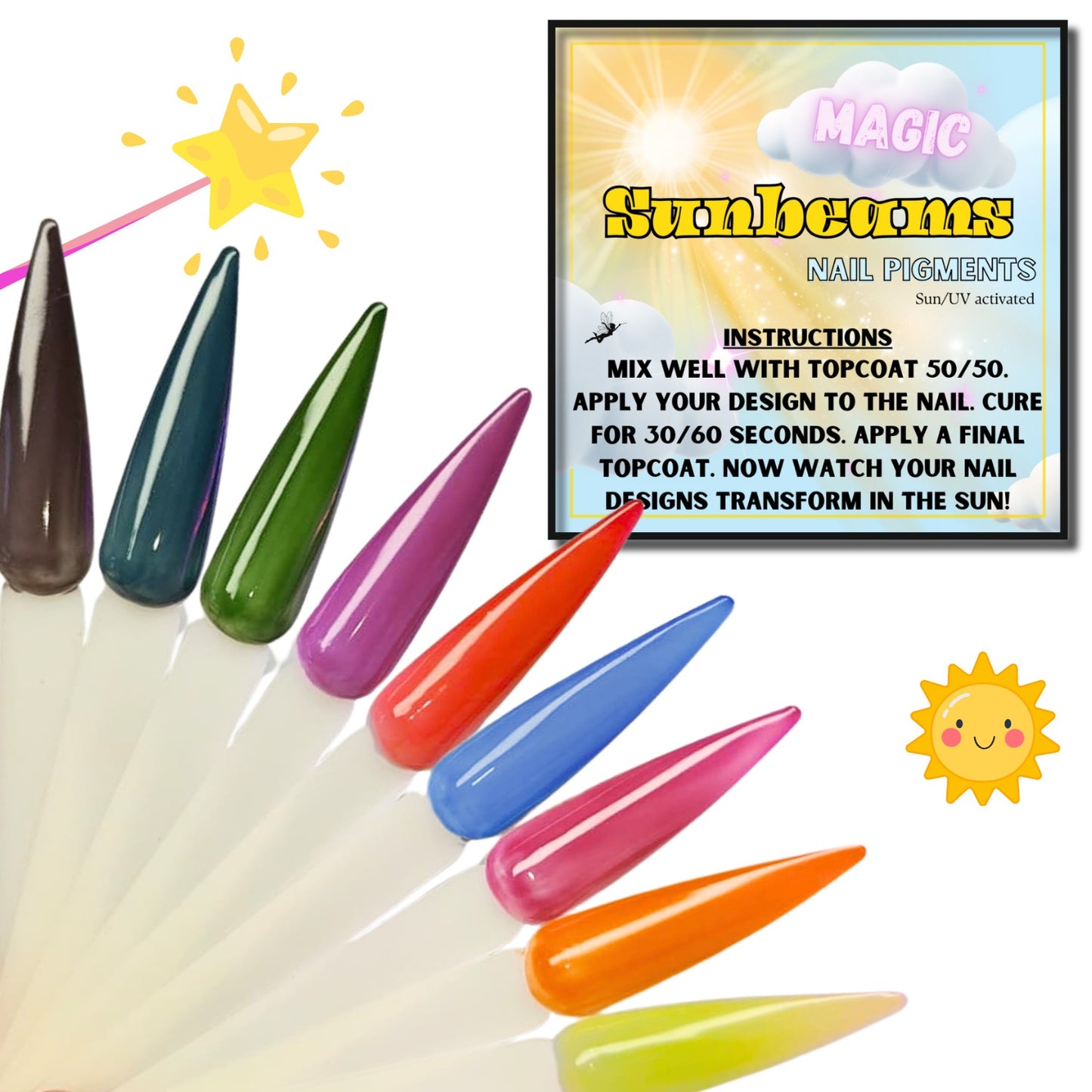 FULL MAGIC SUNBEAM COLOR CHANGING PIGMENT COLLECTION