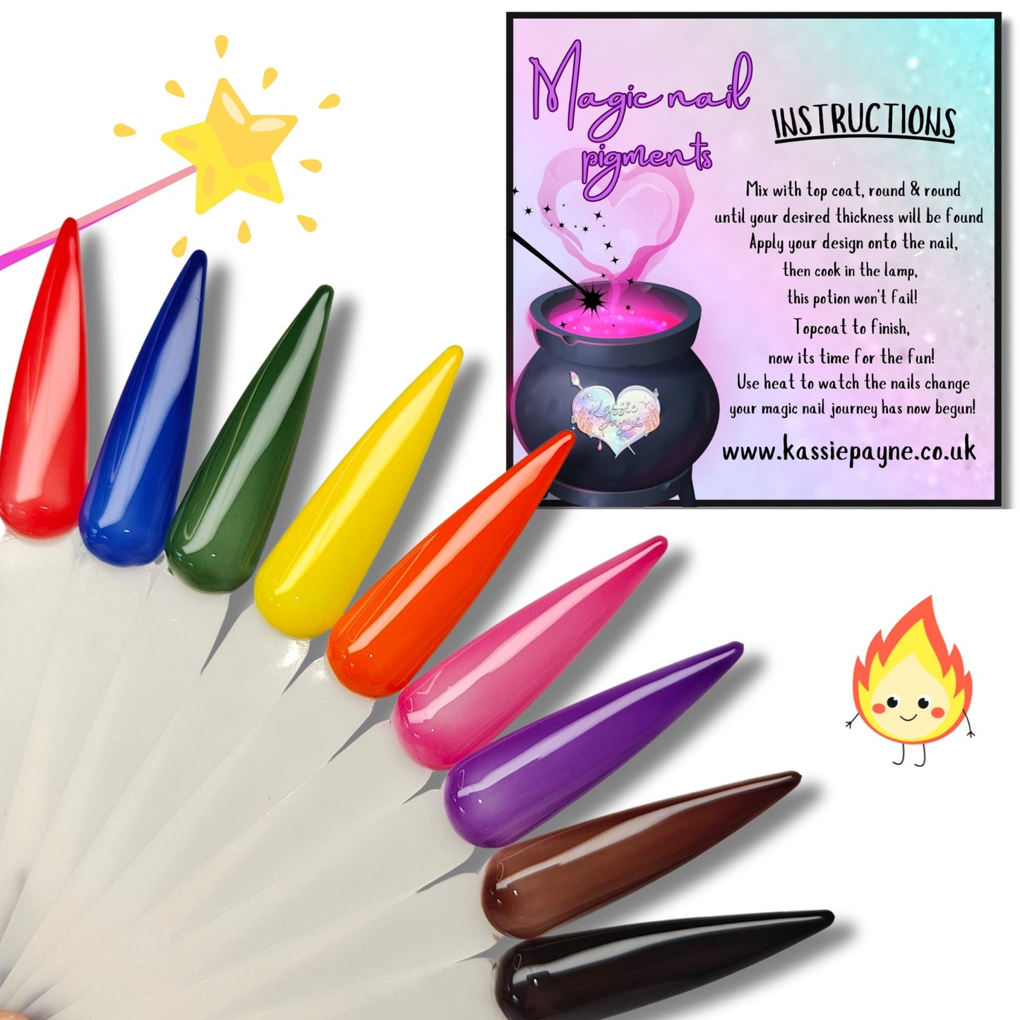 FULL MAGIC HEAT COLOR CHANGING PIGMENT COLLECTION