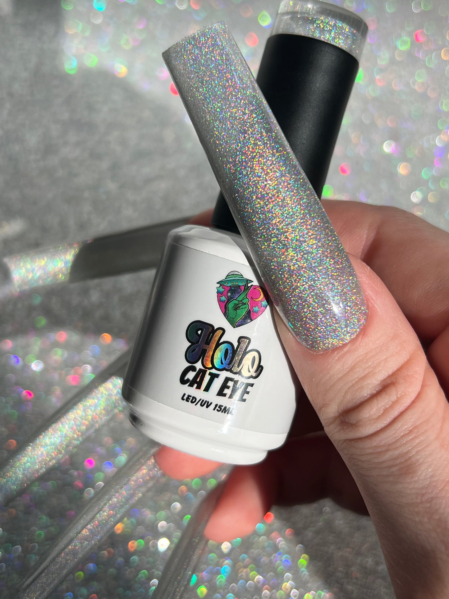 GEL POLISH- HOLO CAT EYE