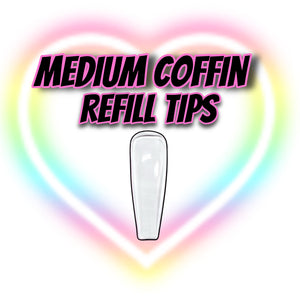 QUICKIE REFILL TIPS- MEDIUM COFFIN