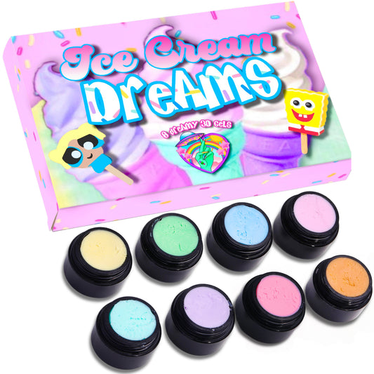 ICE CREAM DREAMS 3D TRIPPY GEL COLLECTION