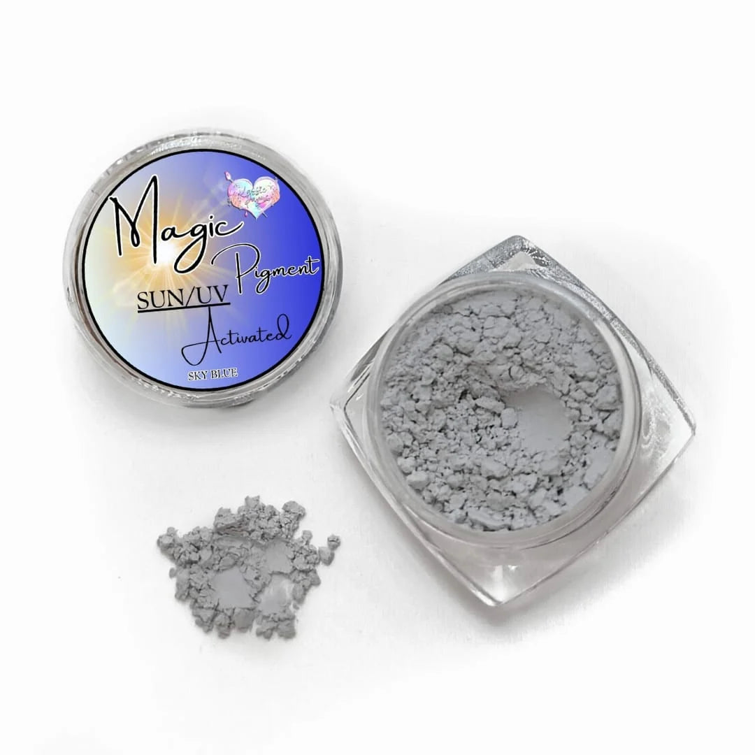 'SUNBEAM' MAGIC COLOR CHANGING PIGMENT (SUN/UV) - SKY BLUE