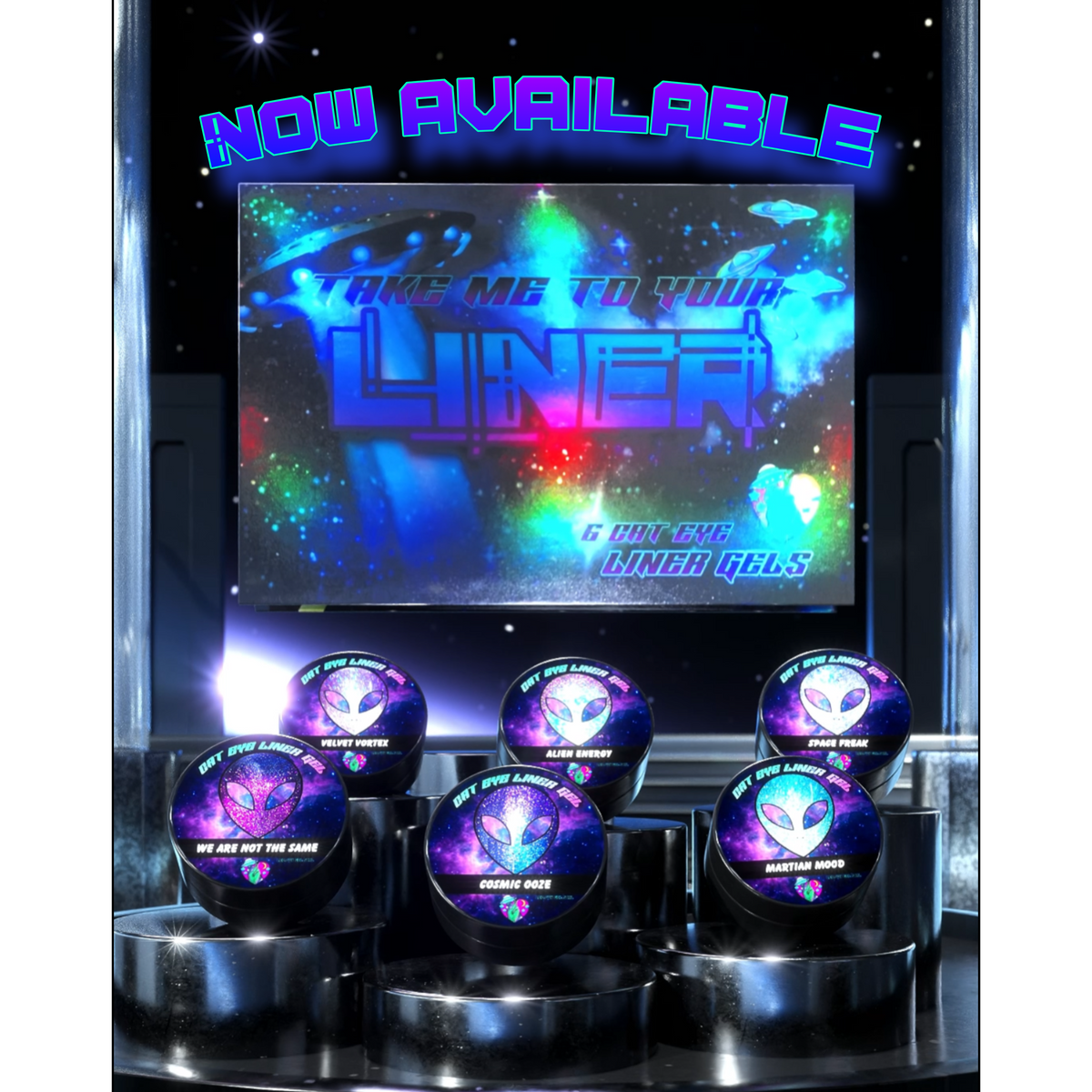 Take Me To Your Liner cat eye liner gel collection