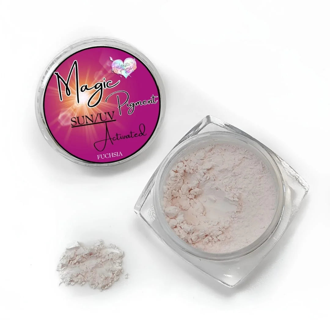 'SUNBEAM' MAGIC COLOR CHANGING PIGMENT (SUN/UV) - FUCHSIA