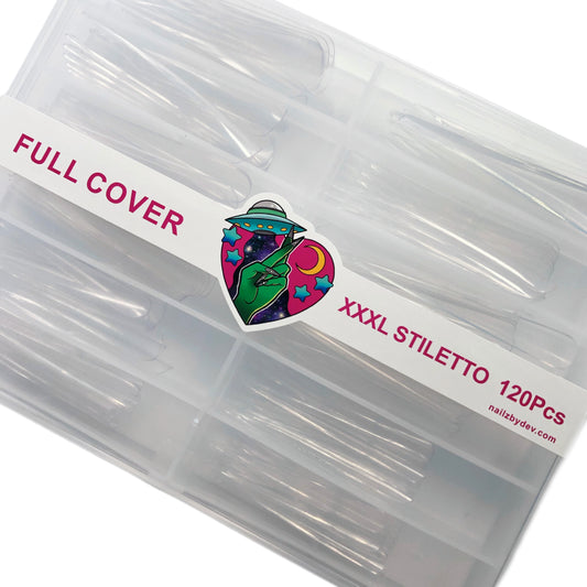 FULL COVER TIPS- XXXL SKINNY STILETTO