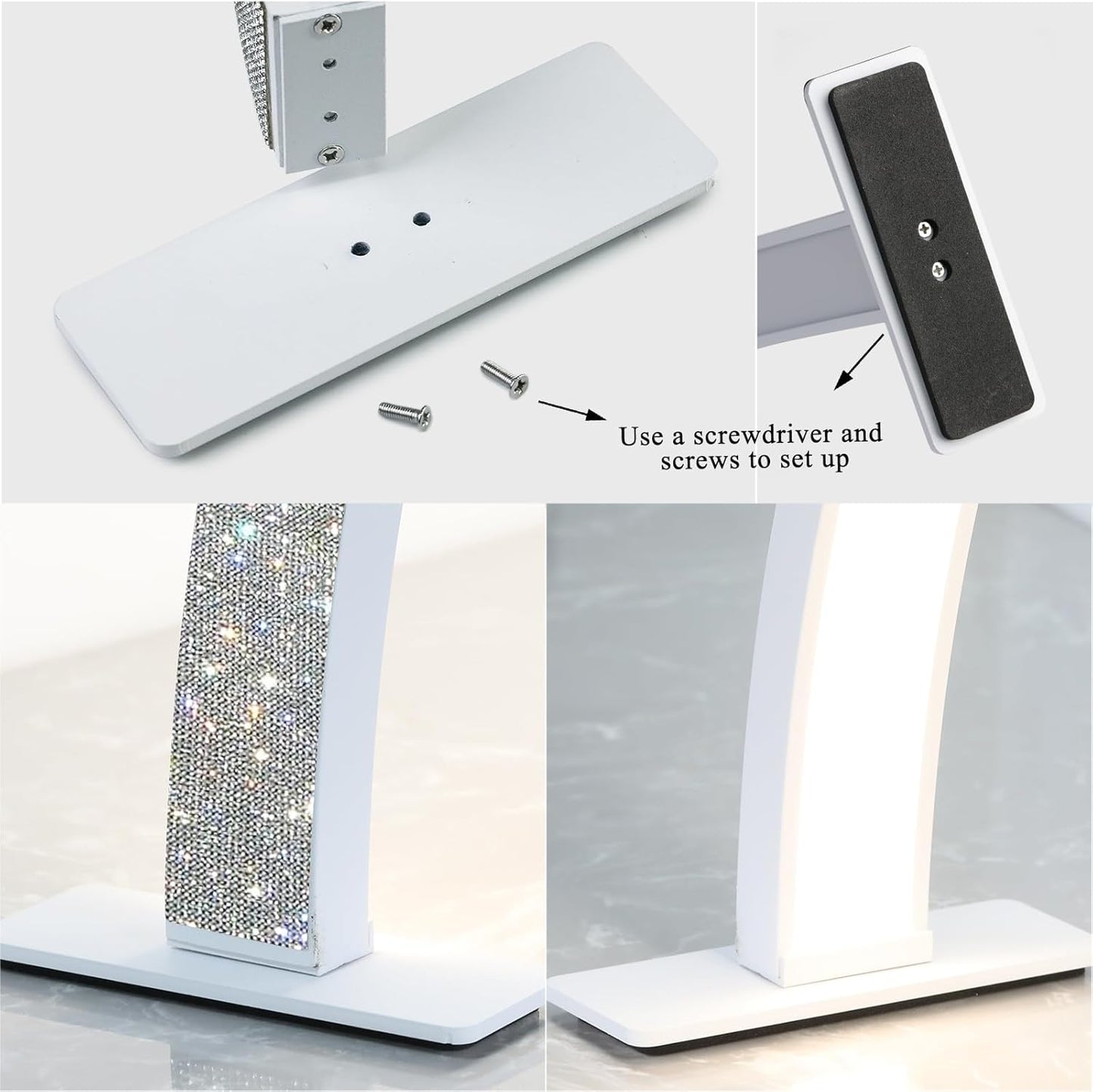 BLING MOON LAMP – DIMMABLE LED ARC DESK LIGHT (MULTIPLE COLORS)