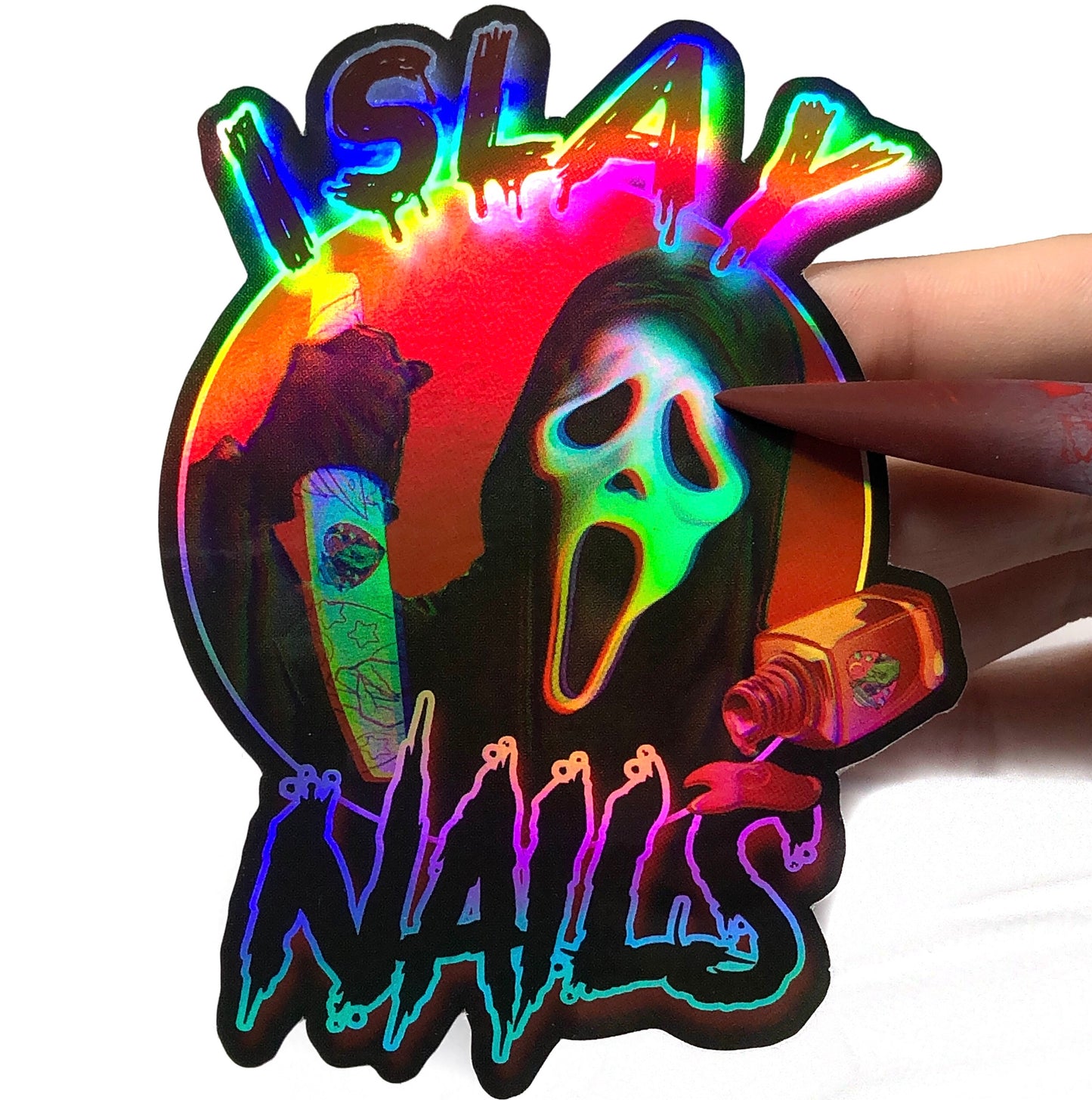 "I SLAY NAILS" STICKER