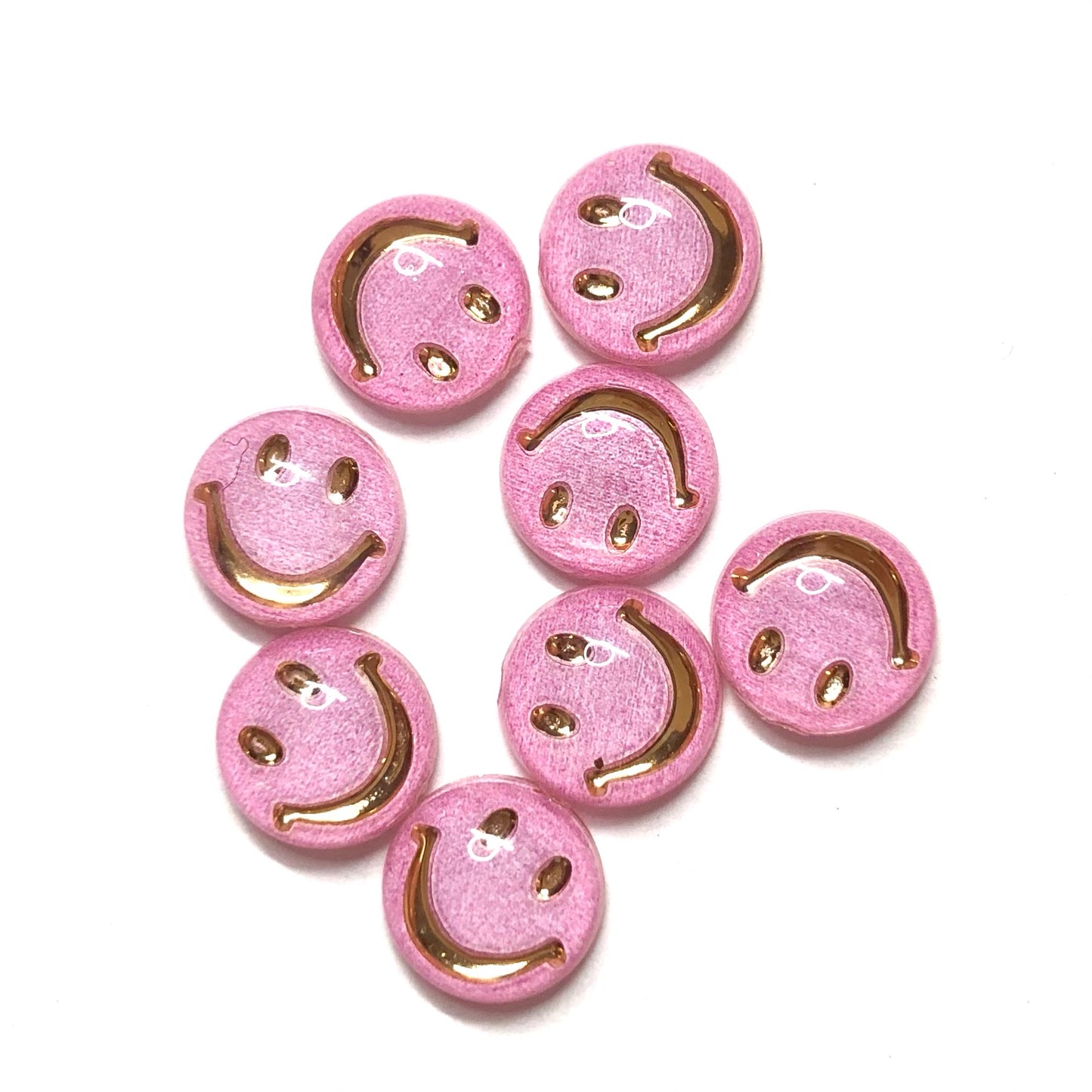 PINK SMILEY CHARMS