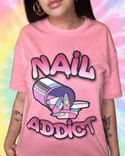 Load image into Gallery viewer, NAIL ADDICT TEE
