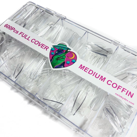 FULL COVER TIPS- MEDIUM COFFIN