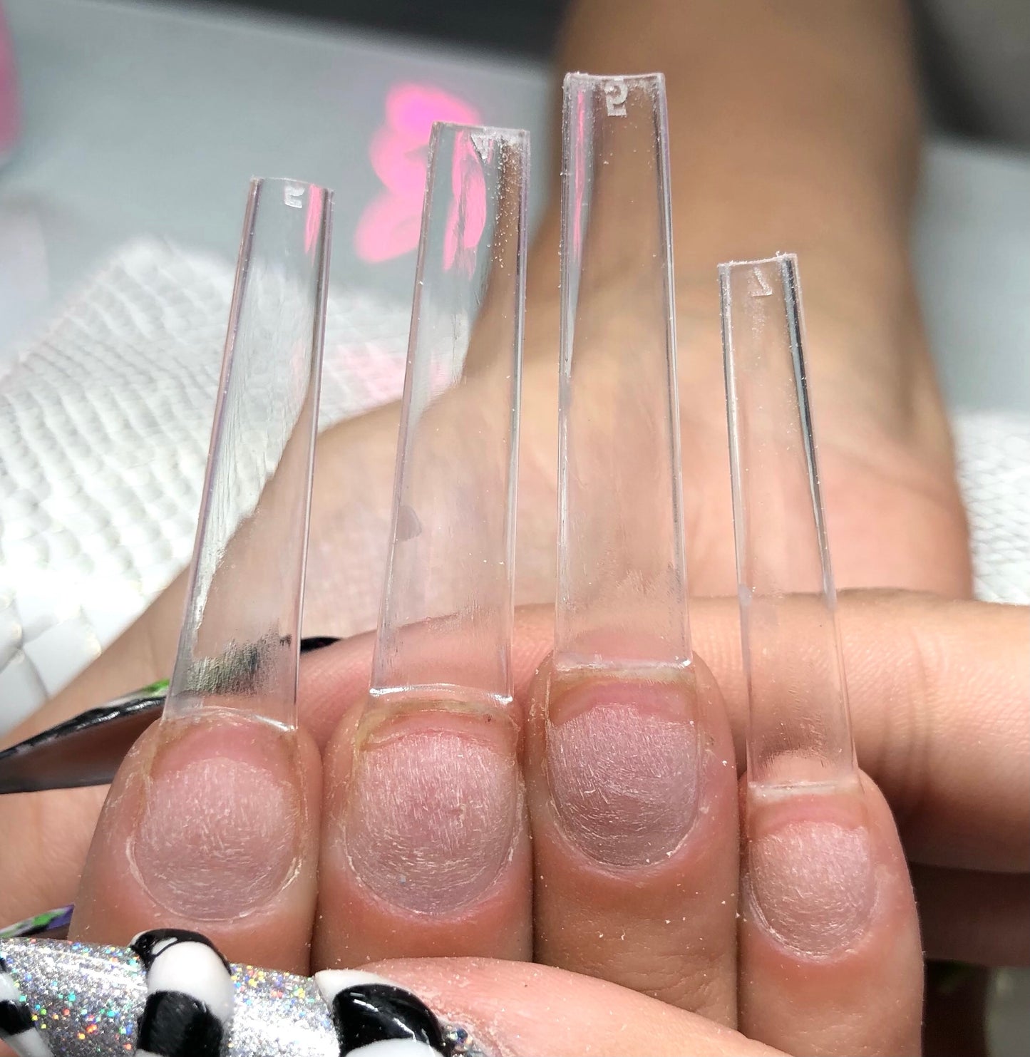 NAIL TIPS- XXL COFFIN (C-CURVE)